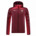 Portugal Burgundy Windrunner Soccer Jacket 2022-23