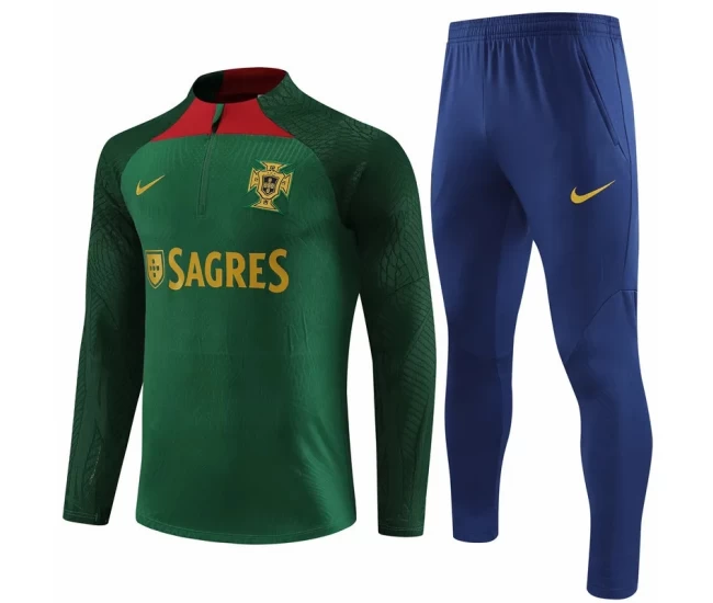 Portugal National Team Green Training Technical Soccer Tracksuit 2024-25