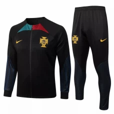 Portugal National Team Black Training Presentation Soccer Tracksuit 2022-23