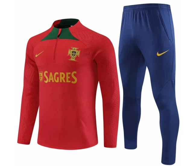 Portugal National Team Red Training Technical Soccer Tracksuit 2024-25