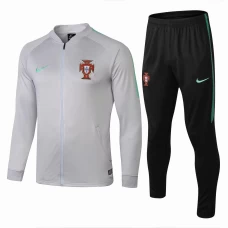 Portugal Team White Presentation Training Soccer Tracksuit 2018/19