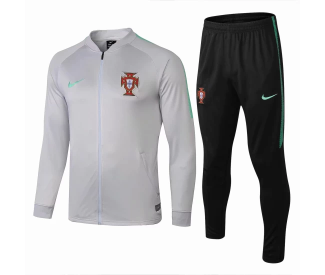 Portugal Team White Presentation Training Soccer Tracksuit 2018/19