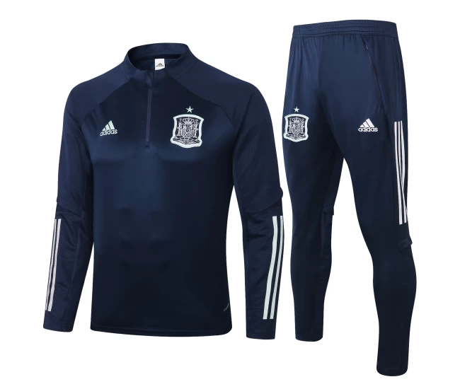 Spain Soccer Training Technical Navy Tracksuit 2020