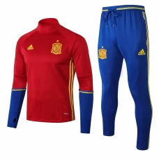 Spain Training Technical Soccer Tracksuit Euro 2016 Red